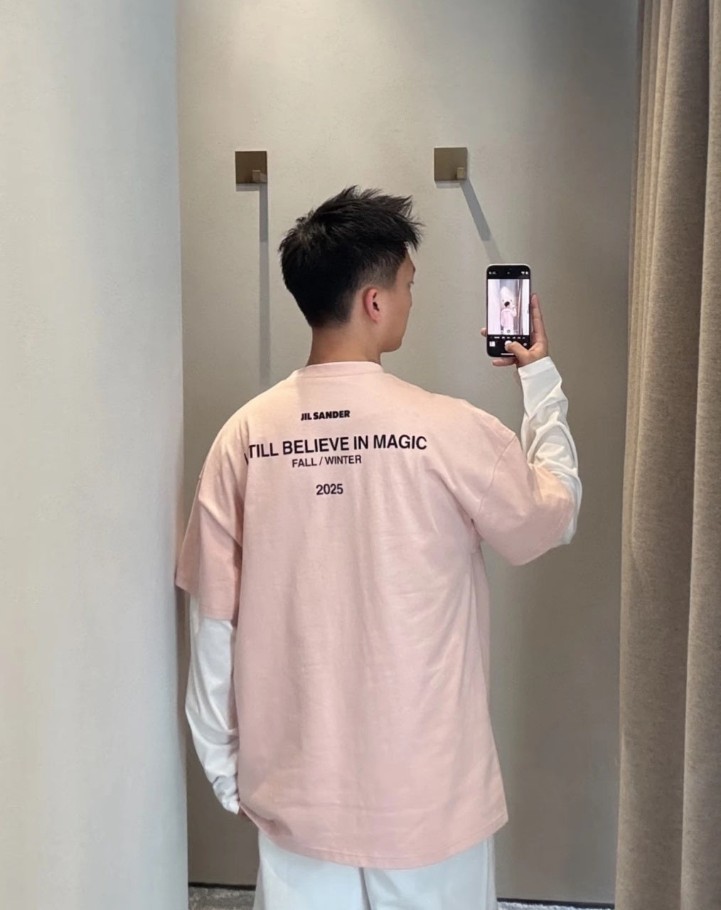 Jil Sander Double Layered Long Sleeve T-Shirt