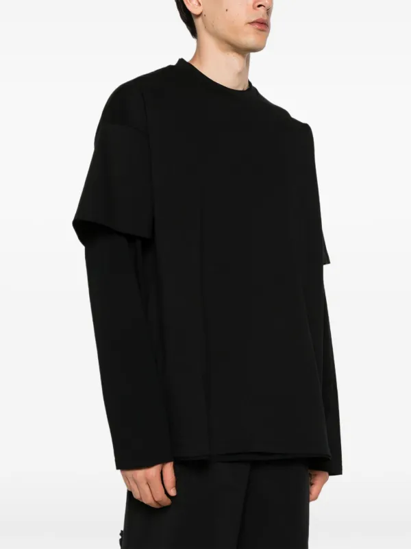 Jil Sander Double Layered Long Sleeve T-Shirt