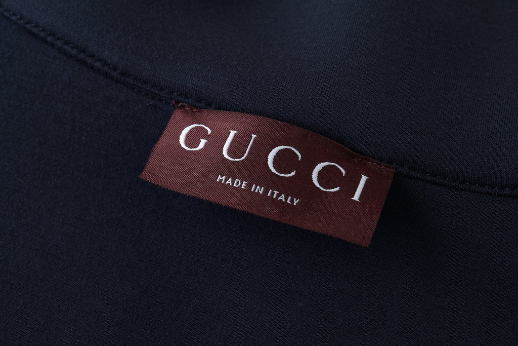 Gucci Embroidered Small Logo Space Cotton Sweatshirt