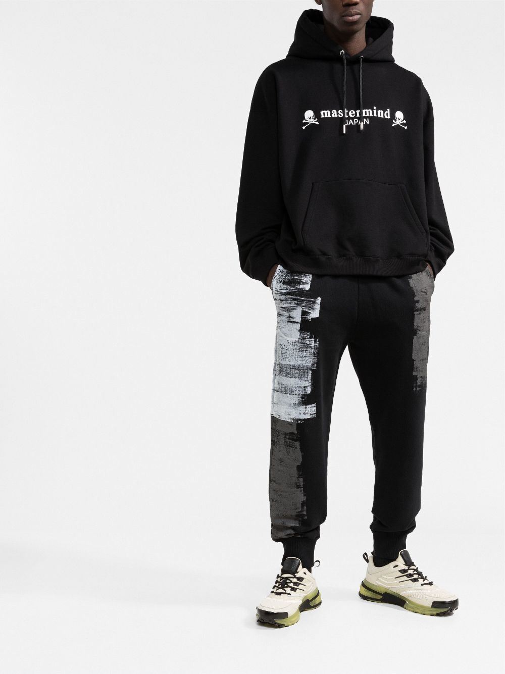 Mastermind Japan MMJ Skull-print Cotton Hoodie