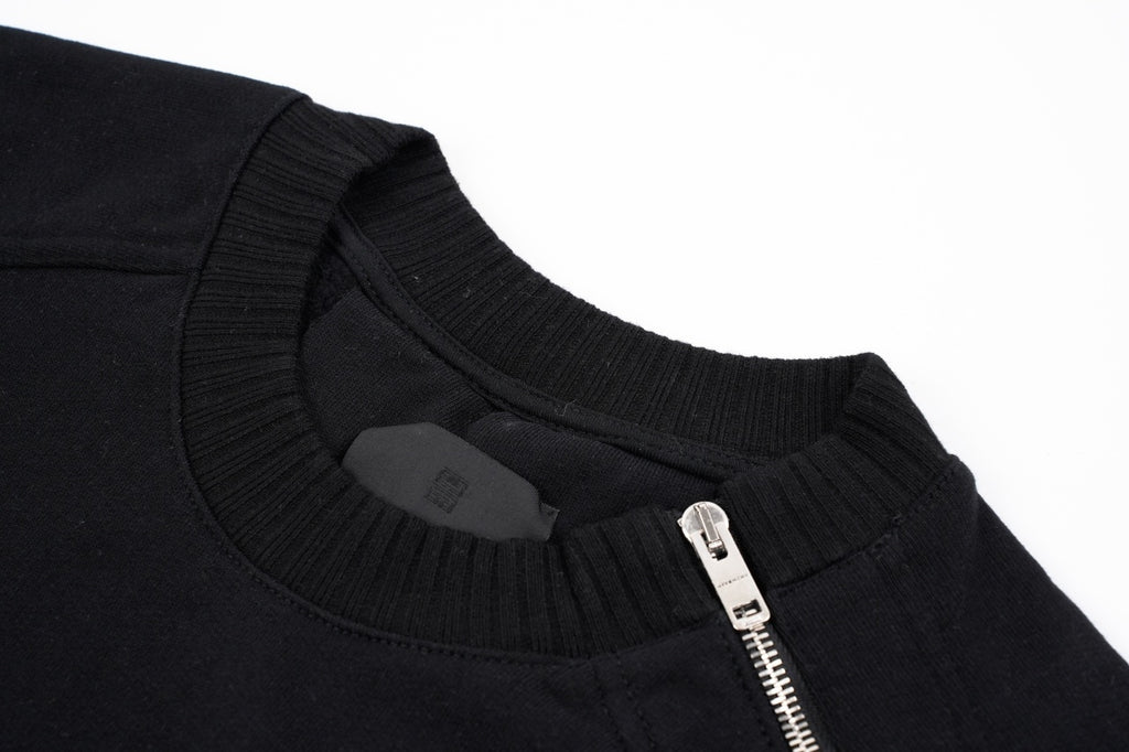 Givenchy Zippered Metal Fleece Sweatshirt