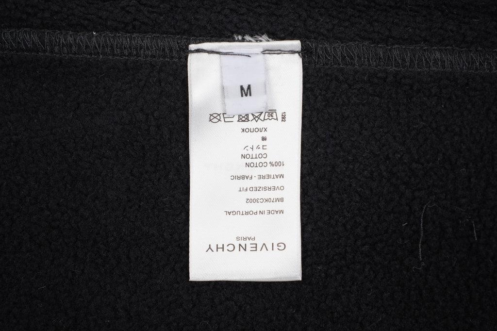 Givenchy Zippered Metal Fleece Sweatshirt