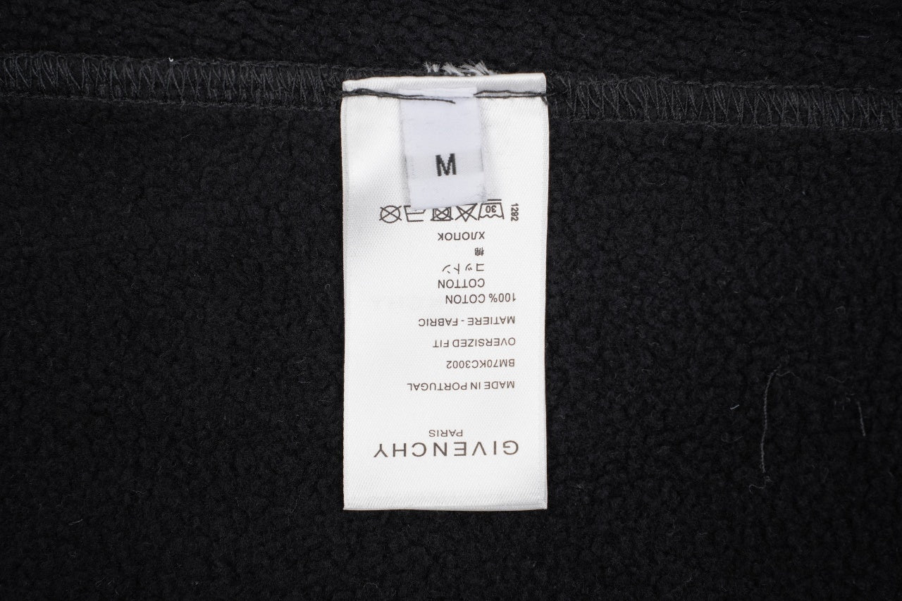Givenchy Zippered Metal Fleece Sweatshirt