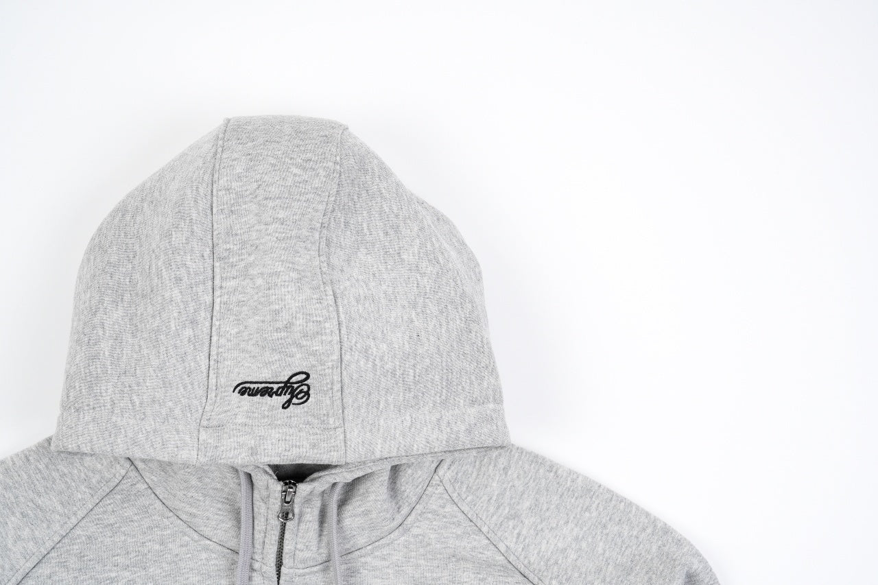 Nike Sup × Nk Collaboration Hooded Jacket with Embroidered Swoosh