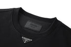 Prada Metal Logo Crewneck Sweatshirt