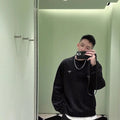 Prada Nylon Patchwork Decorative Air Layer Sweatshirt