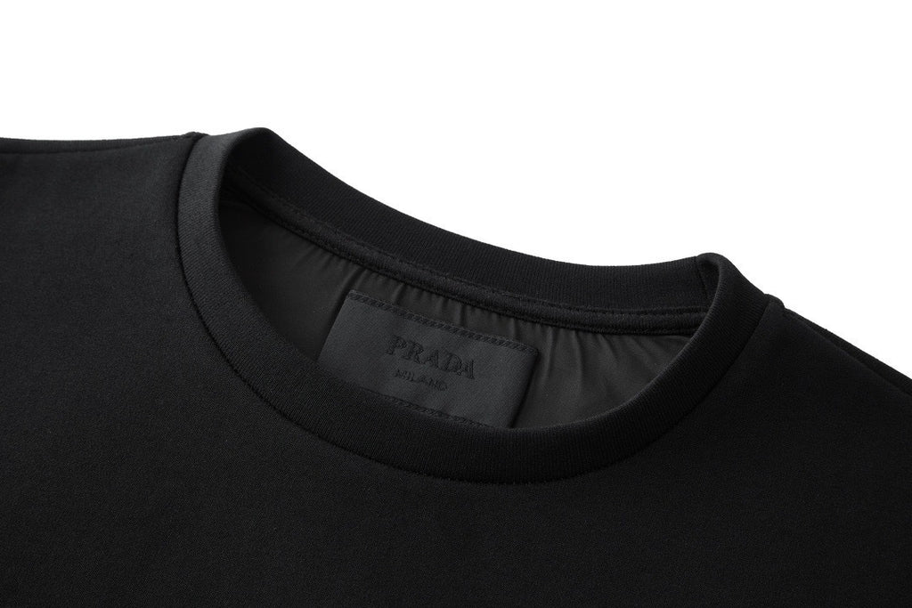 Prada Nylon Patchwork Decorative Air Layer Sweatshirt