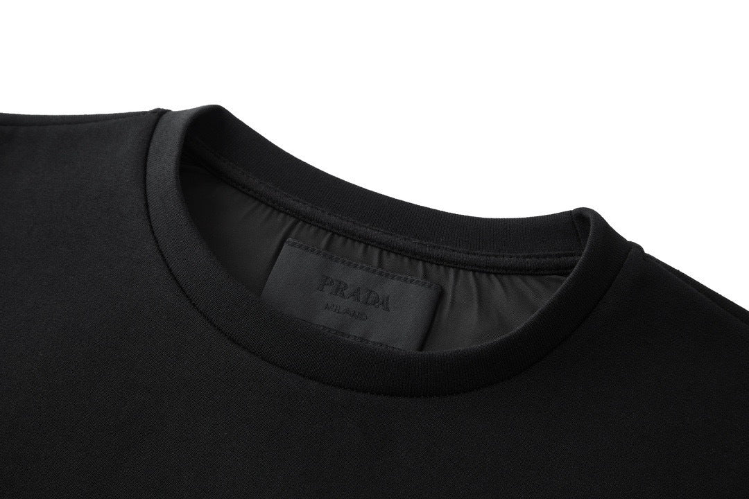 Prada Nylon Patchwork Decorative Air Layer Sweatshirt