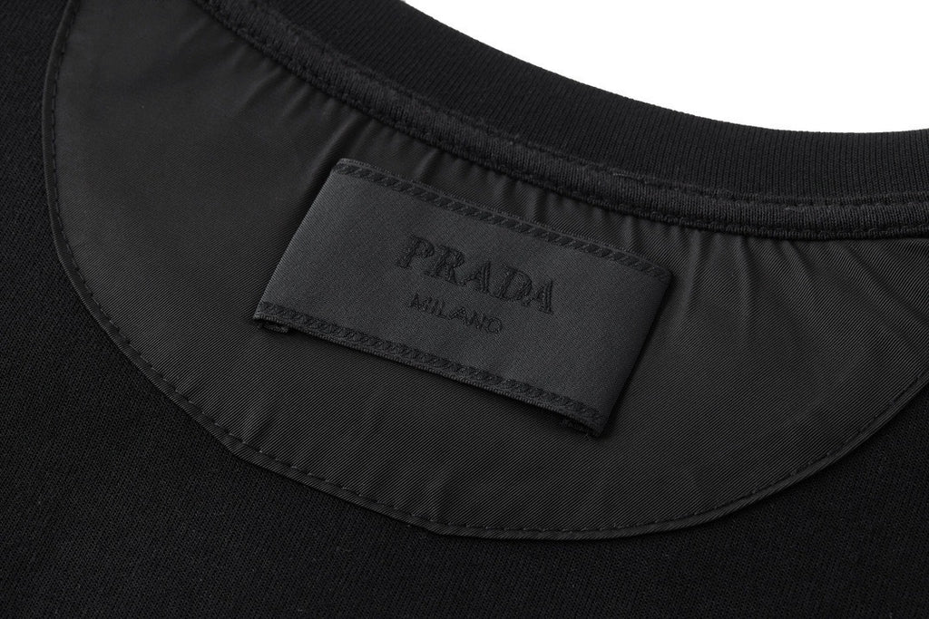 Prada Nylon Patchwork Decorative Air Layer Sweatshirt