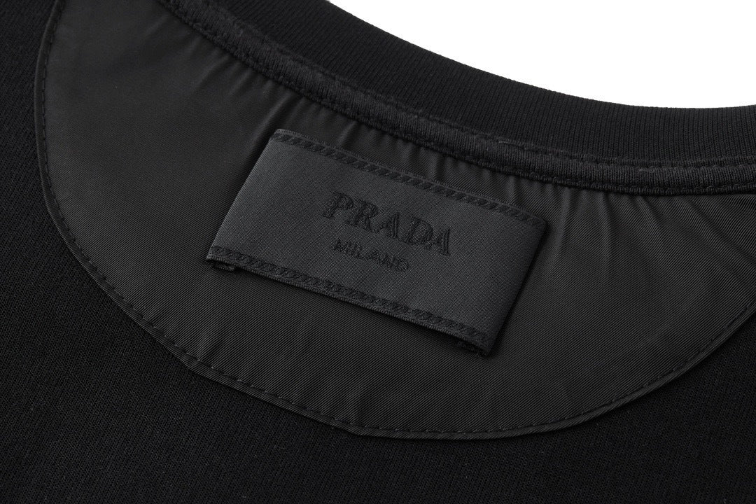 Prada Nylon Patchwork Decorative Air Layer Sweatshirt