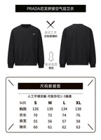 Prada Nylon Patchwork Decorative Air Layer Sweatshirt