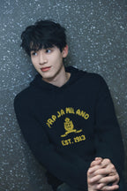 Prada Embroidered Towel Knit Hoodie