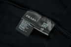 Prada Embroidered Towel Knit Hoodie