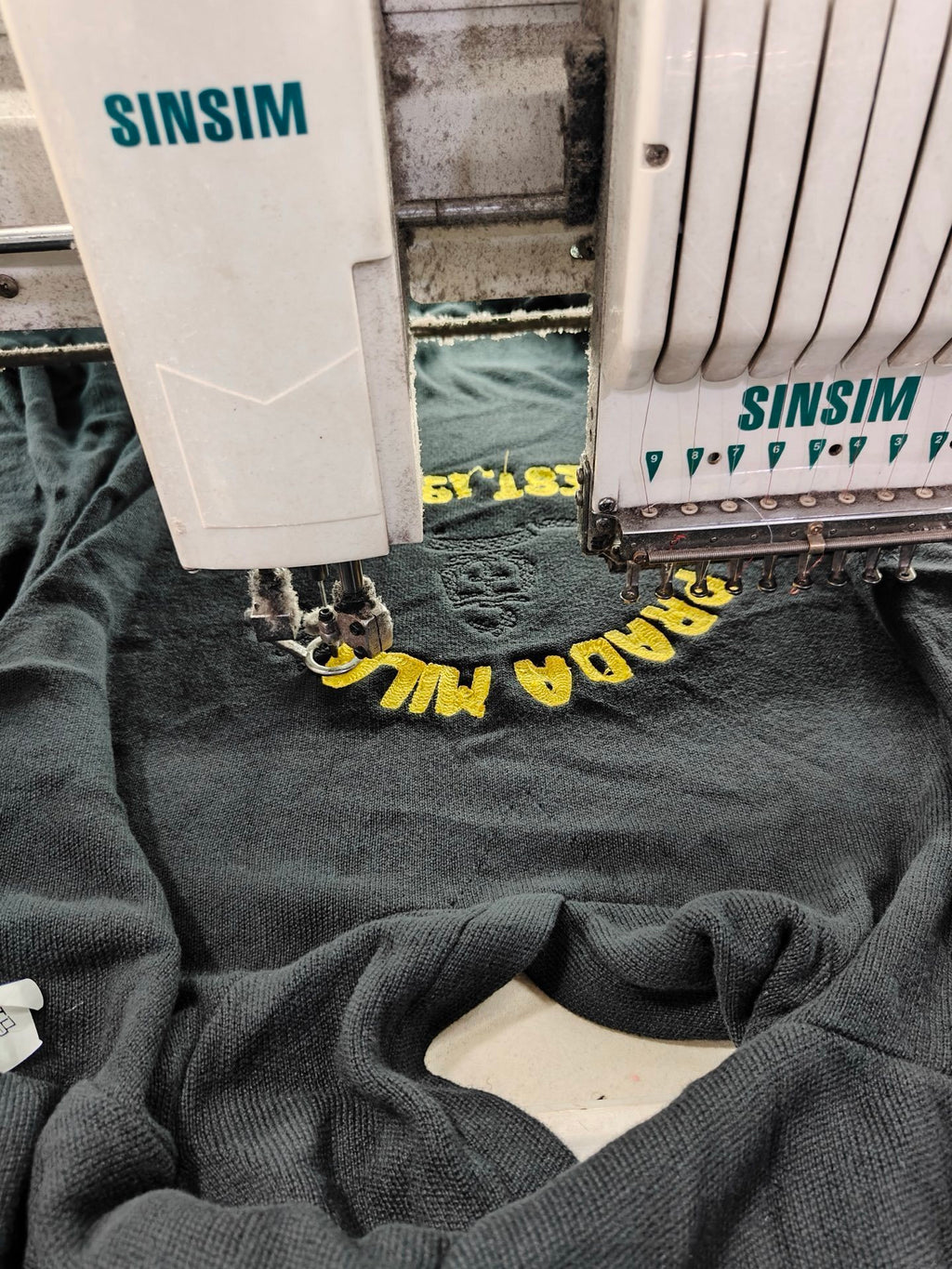 Prada Embroidered Towel Knit Hoodie