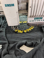 Prada Embroidered Towel Knit Hoodie