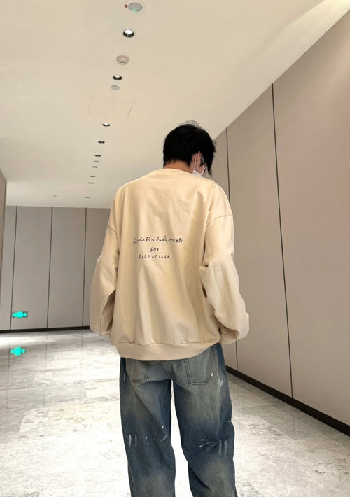 Balenciaga Sheet Music Crew Neck Sweatshirt