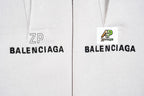 Balenciaga V-neck Hooded Sweatshirt