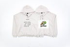 Balenciaga V-neck Hooded Sweatshirt