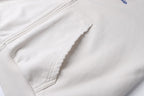 Balenciaga 25SS Letter Embroidery Hooded Zip-Up Sweatshirt