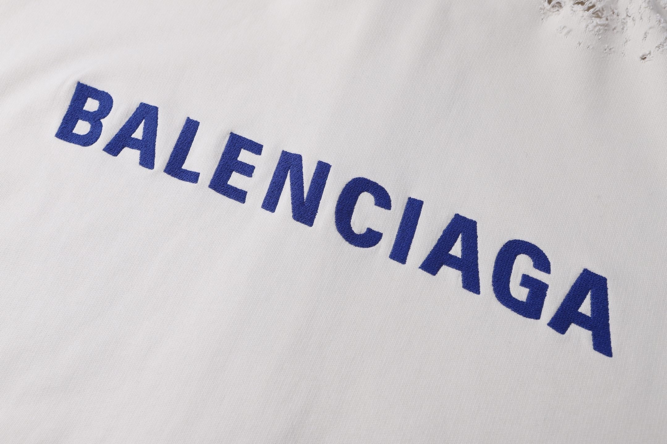 Balenciaga 25SS Letter Embroidery Hooded Zip-Up Sweatshirt