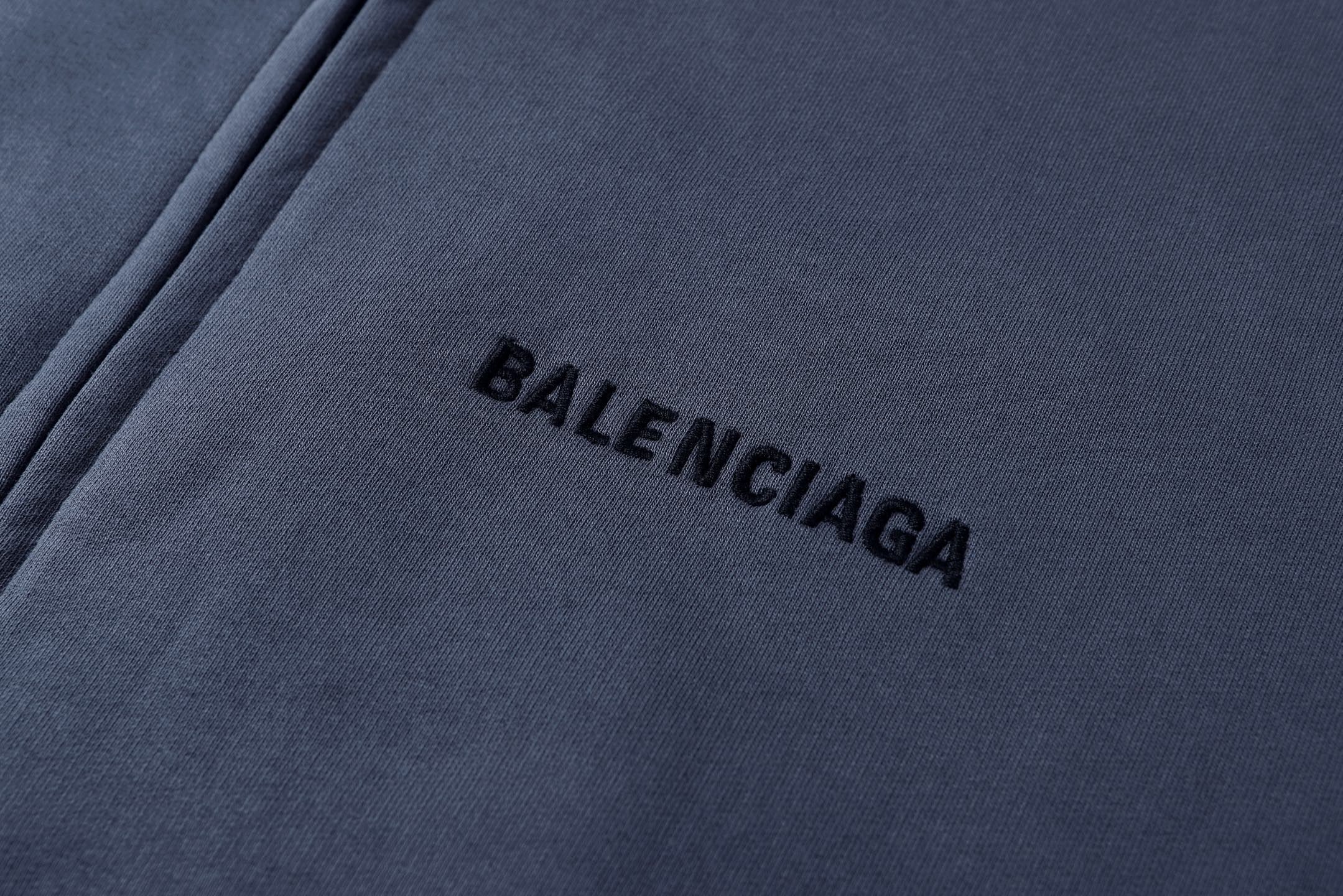 Balenciaga 25SS Hooded Embroidered Hand-Painted Sweatshirt Jacket