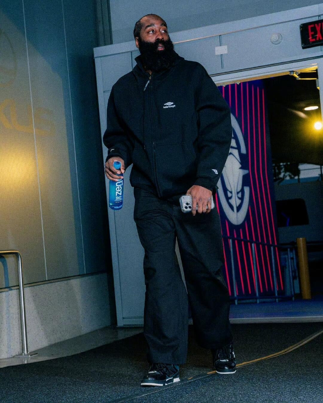 Balenciaga 25SS Ski Collection Velvet Hoodie