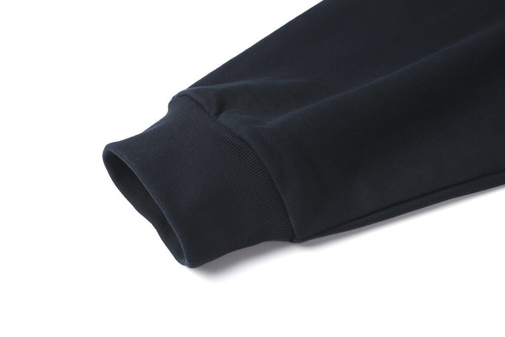 Balenciaga 25SS Embroidered Shirt Collar Drop Shoulder Sweatshirt