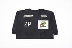 Balenciaga Kraft Paper Washi Tape Lettering Distressed Sweatshirt