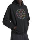 Balenciaga Multi-logo Badge Print Hoodie