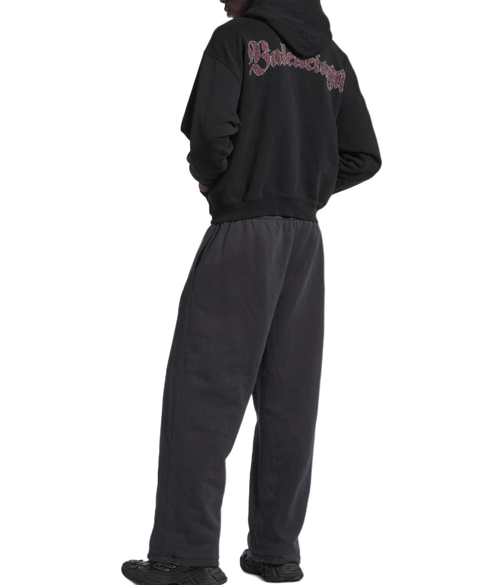 Balenciaga Multi-logo Badge Print Hoodie
