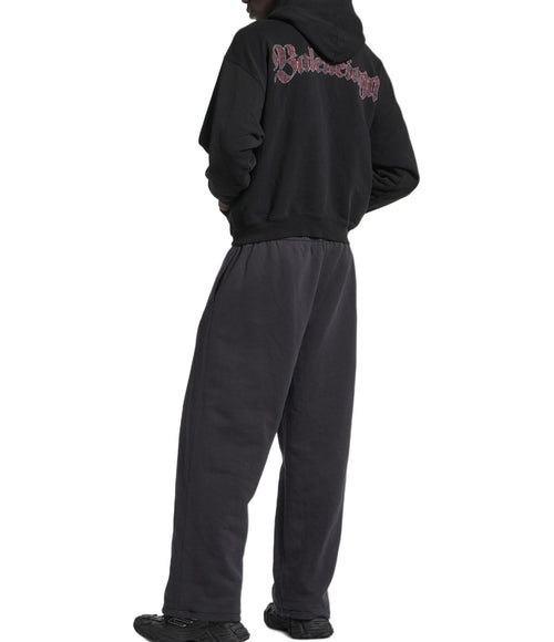 Balenciaga Multi-logo Badge Print Hoodie