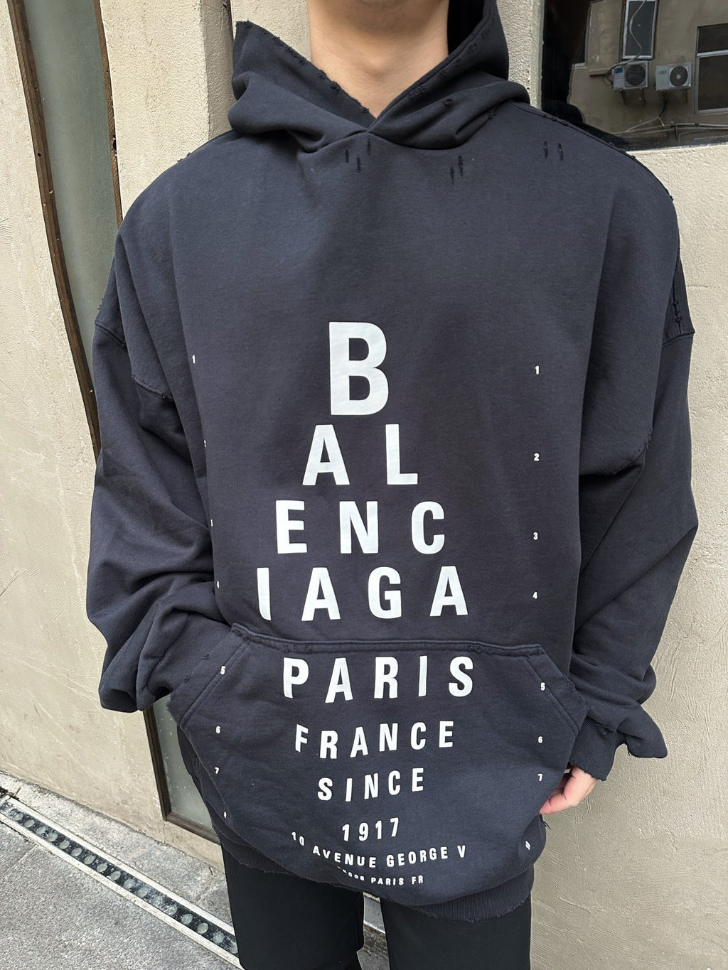 Balenciaga Hoodie with Letter Print