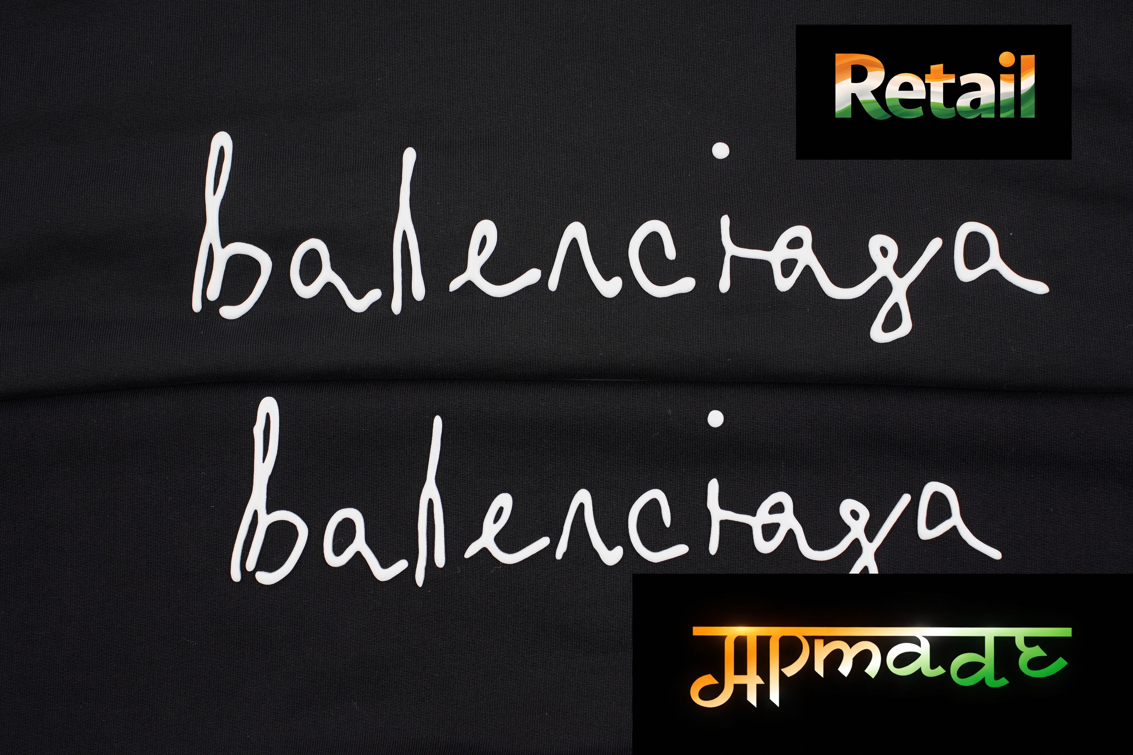 Balenciaga Heart-shaped Two-tone Yarn Hoodie