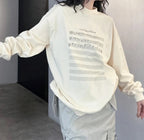 Balenciaga Music Score Crew Neck Sweatshirt