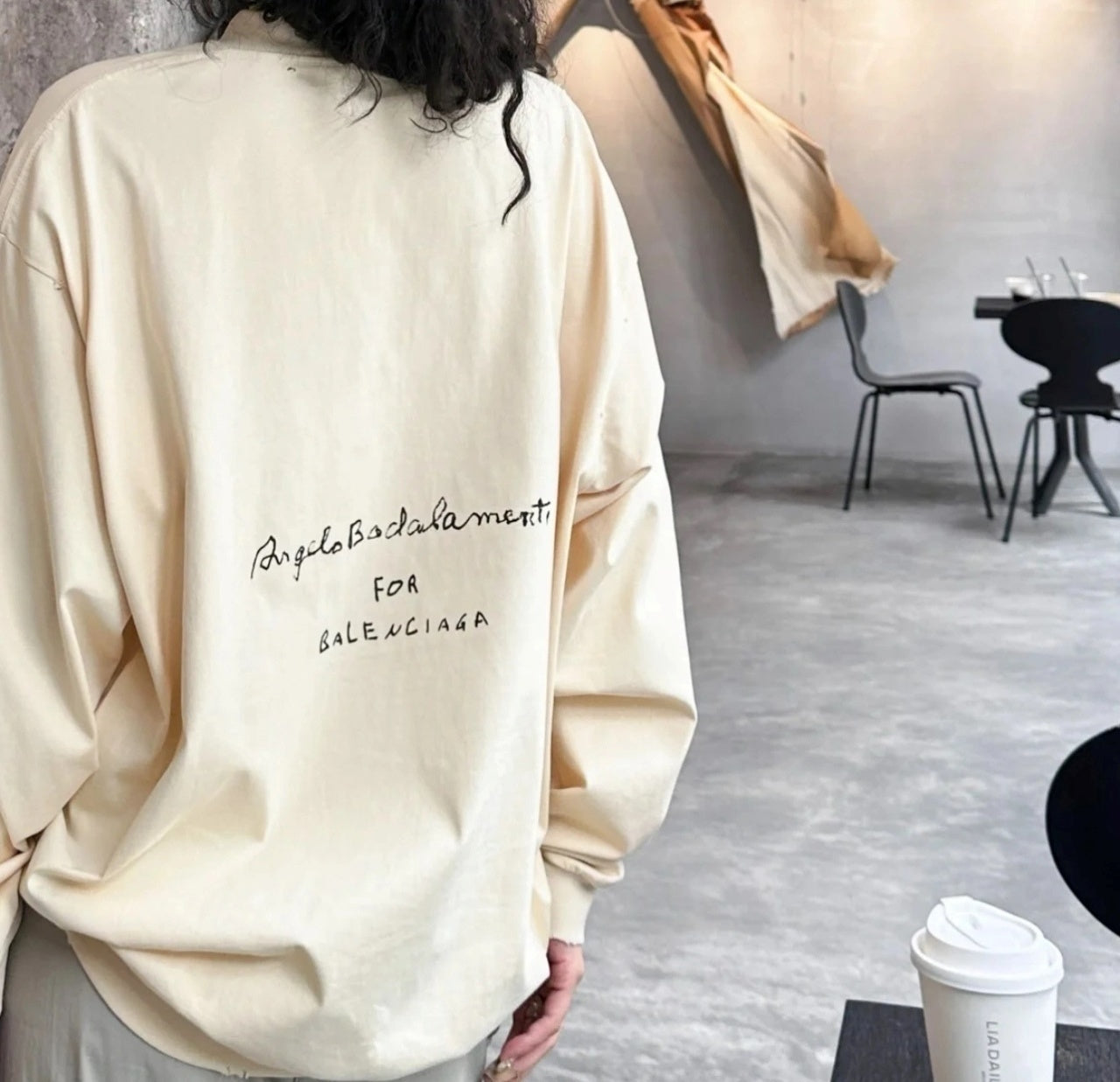 Balenciaga Music Score Crew Neck Sweatshirt