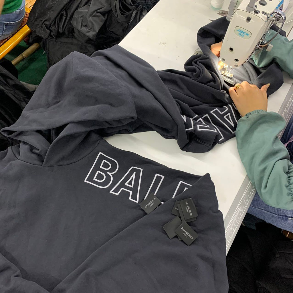 Balenciaga Embroidered Arm Hoodie