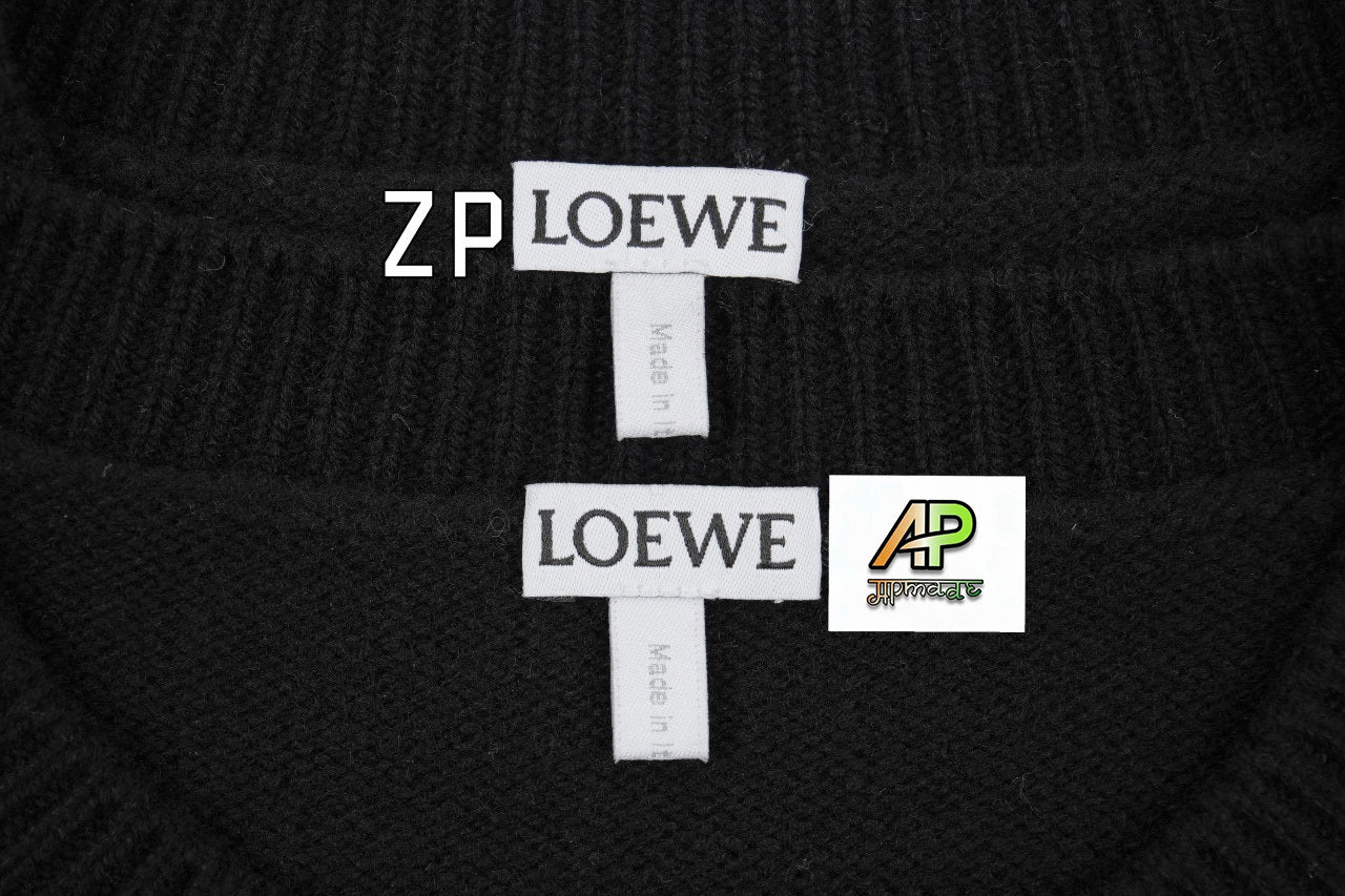 Loewe Embroidered Wool Sweater