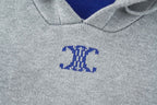 Loewe Anagram Jacquard Logo Knitted Hoodie