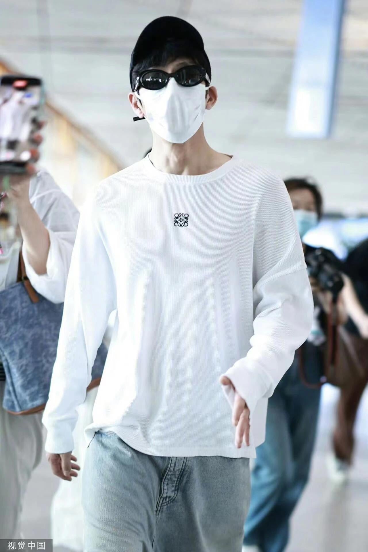 Loewe High-stretch Ribbed Embroidered Sweatshirt