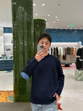 Loewe Appliqué Embroidered Knitted Sweater