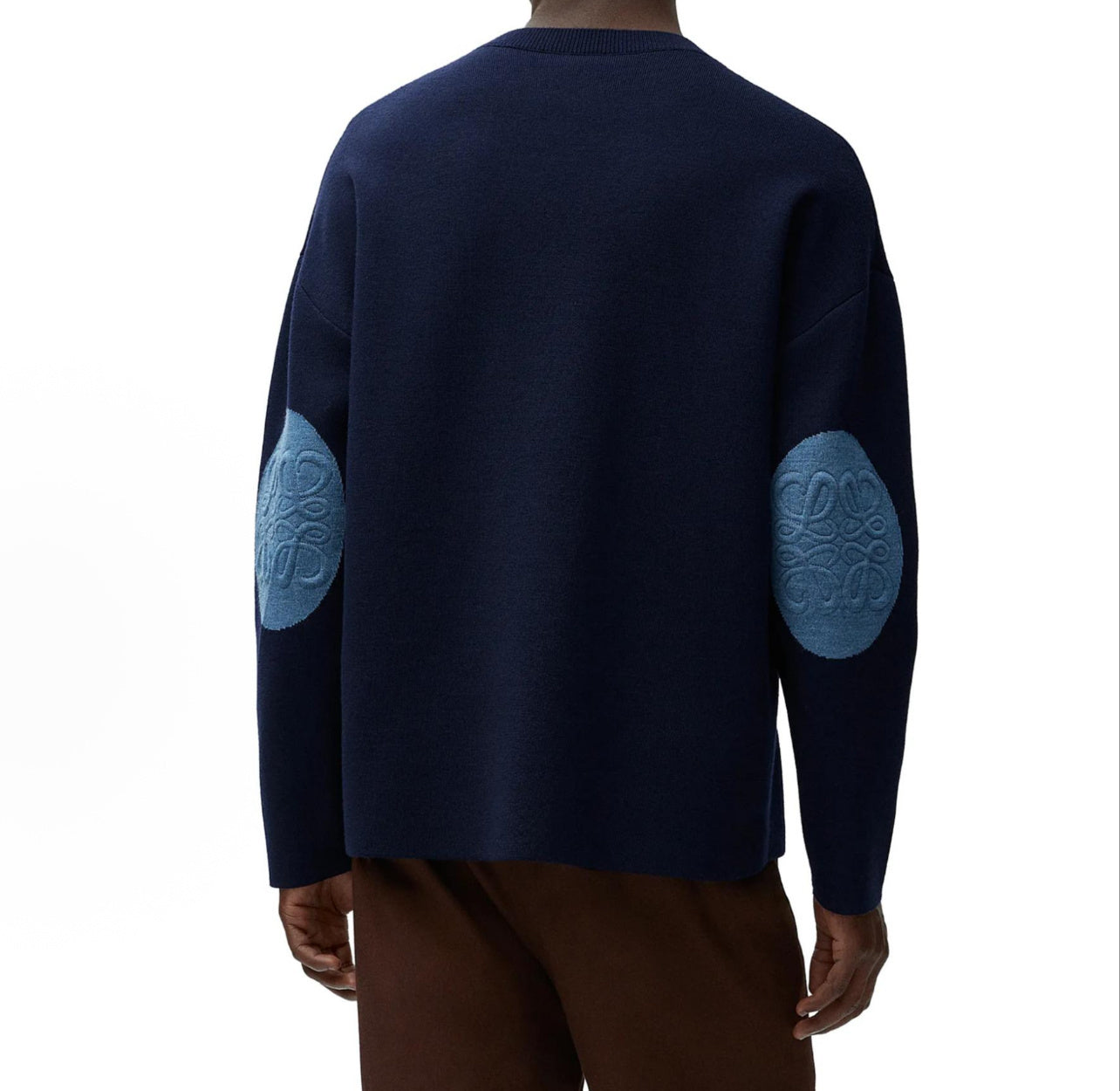 Loewe Appliqué Embroidered Knitted Sweater