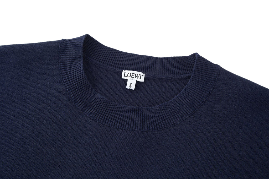Loewe Appliqué Embroidered Knitted Sweater