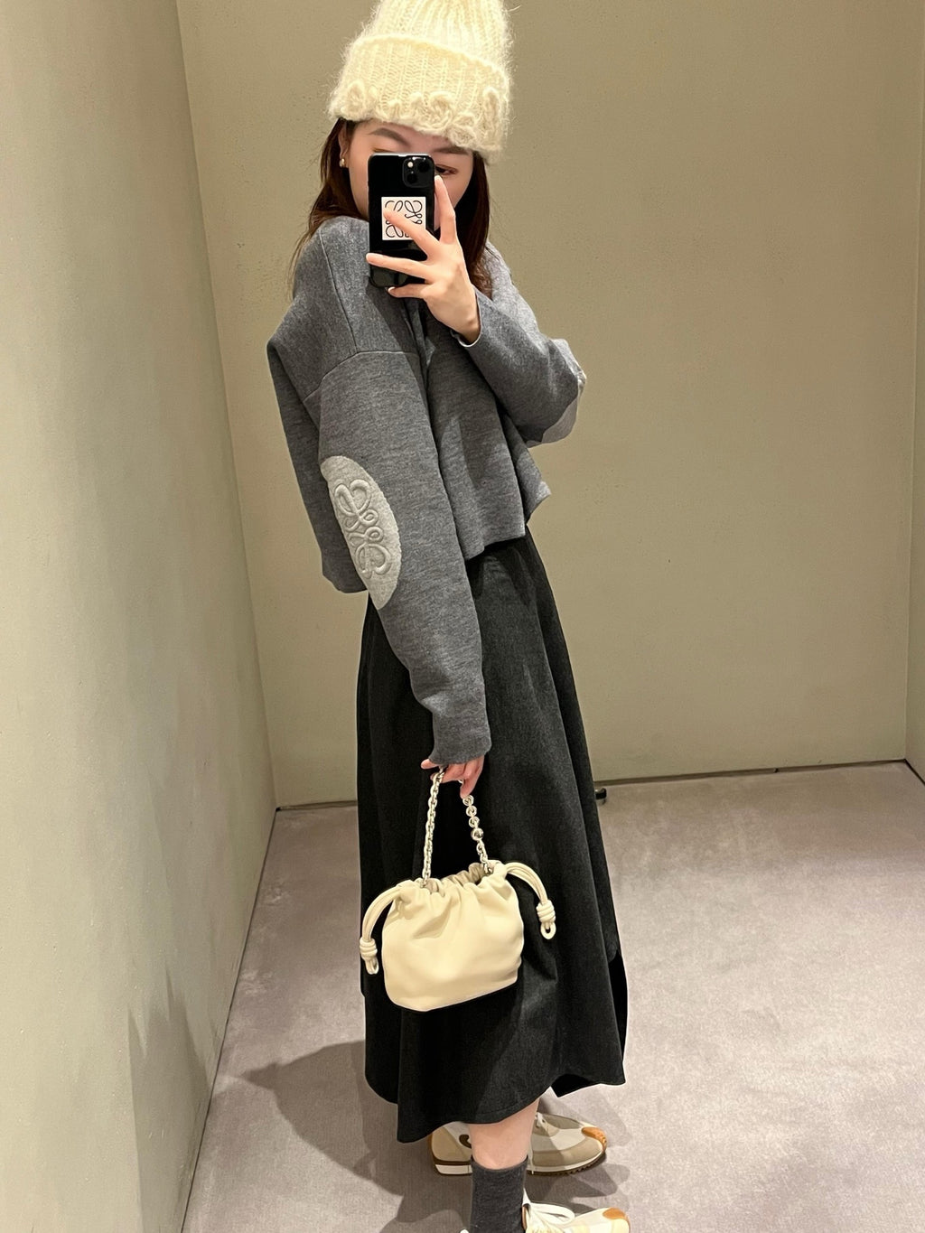 Loewe Appliqué Embroidered Knitted Sweater