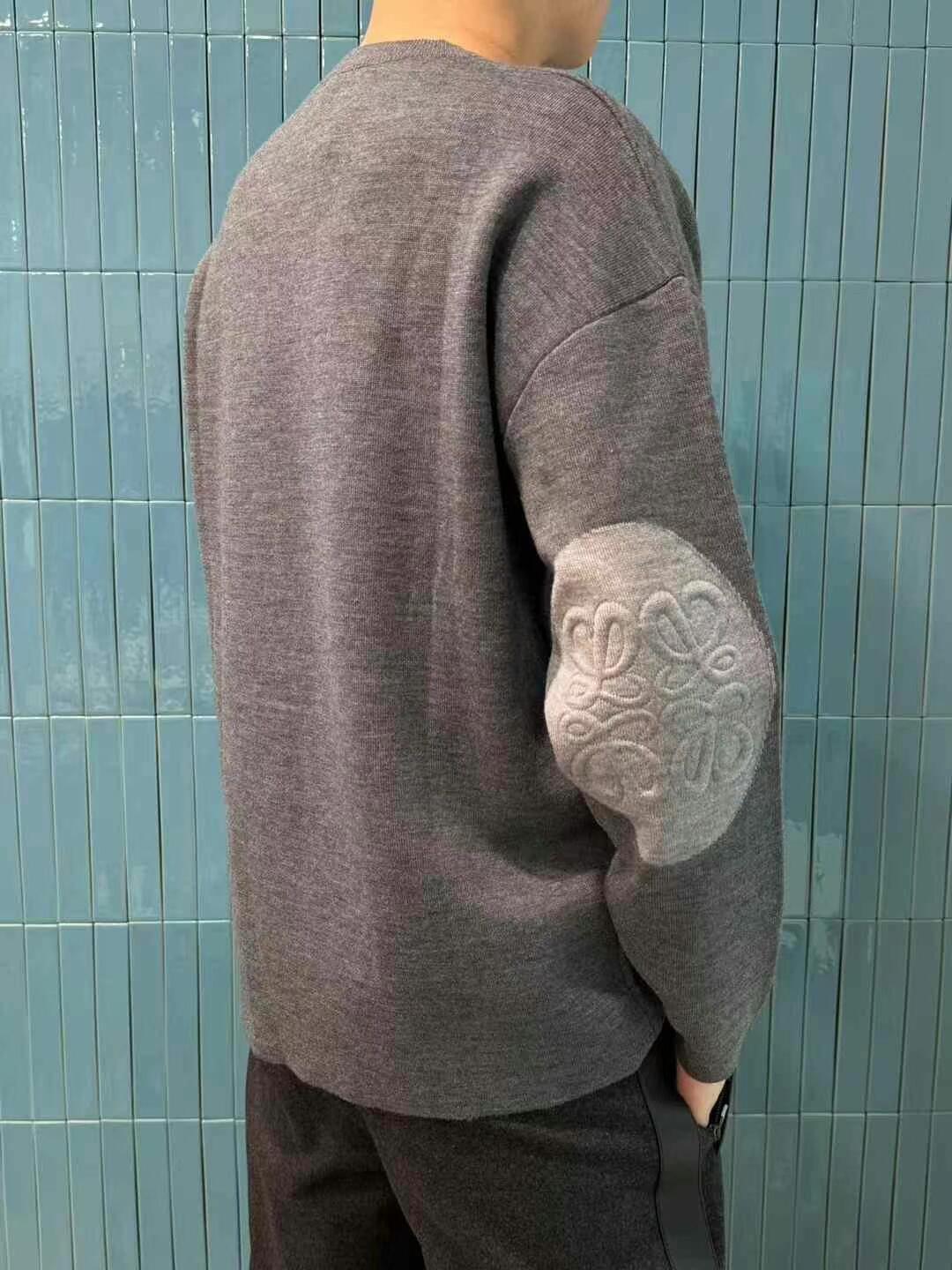 Loewe Appliqué Embroidered Knitted Sweater