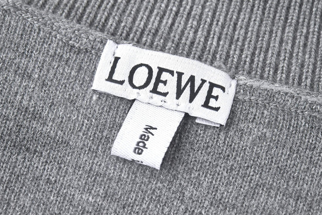 Loewe Appliqué Embroidered Knitted Sweater