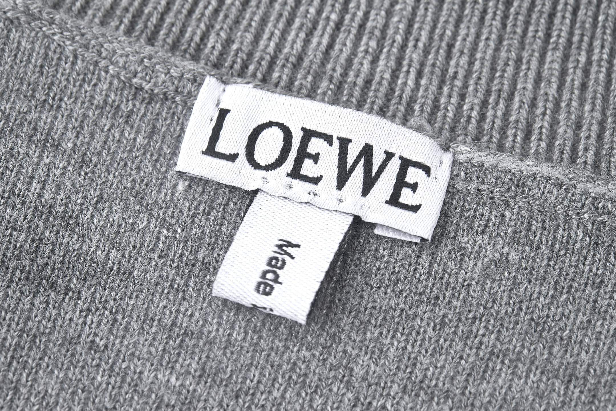 Loewe Appliqué Embroidered Knitted Sweater