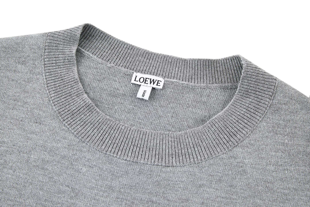 Loewe Appliqué Embroidered Knitted Sweater