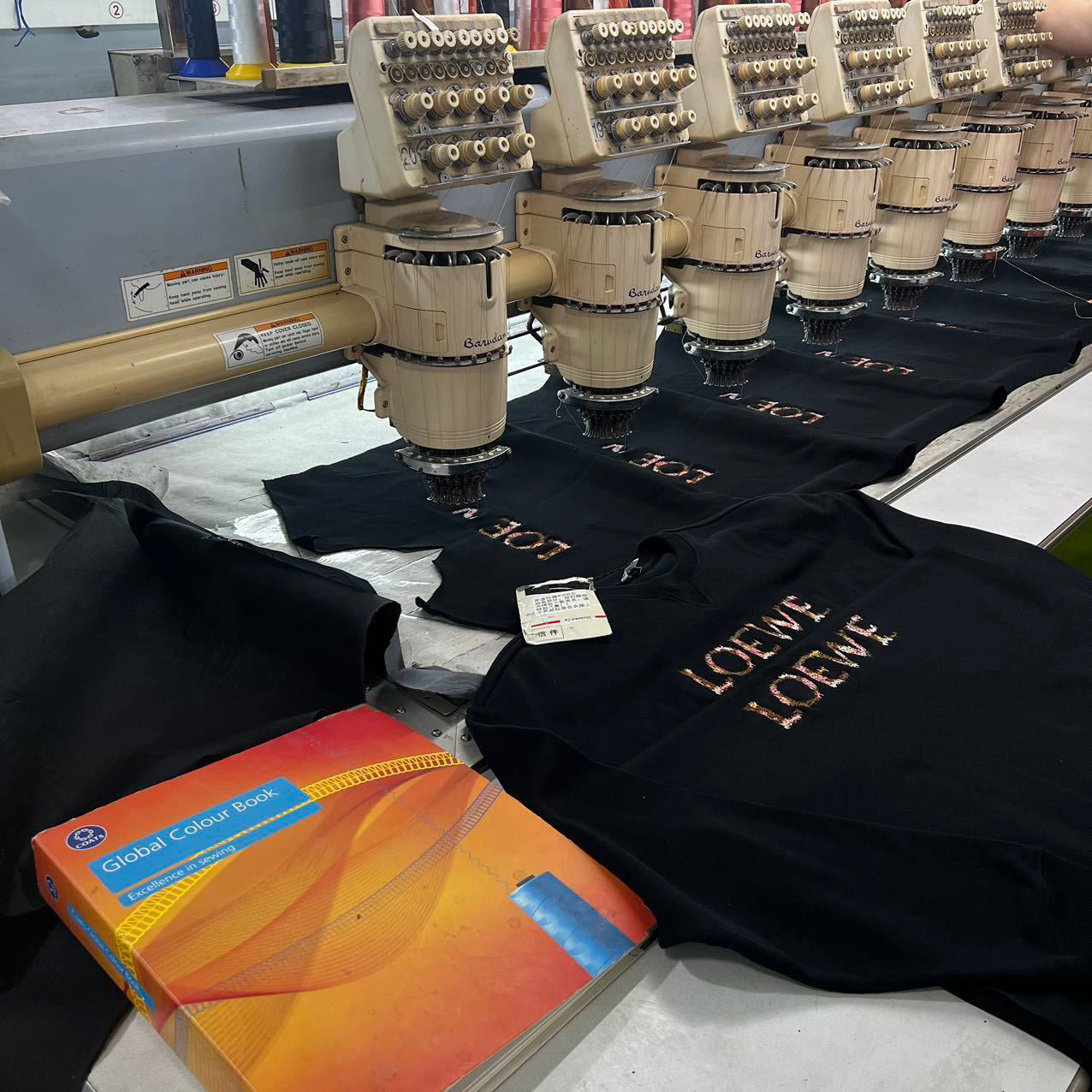 Loewe Colorful Embroidered Crew Neck Sweatshirt