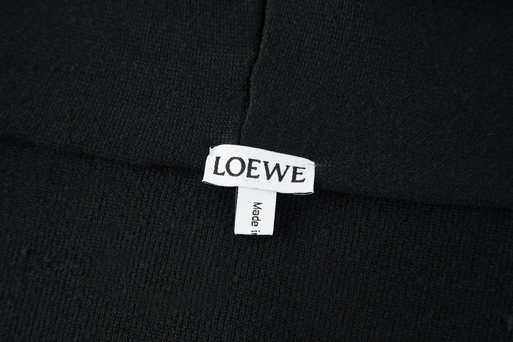 Loewe Embroidered Logo Knit Zipper Jacket