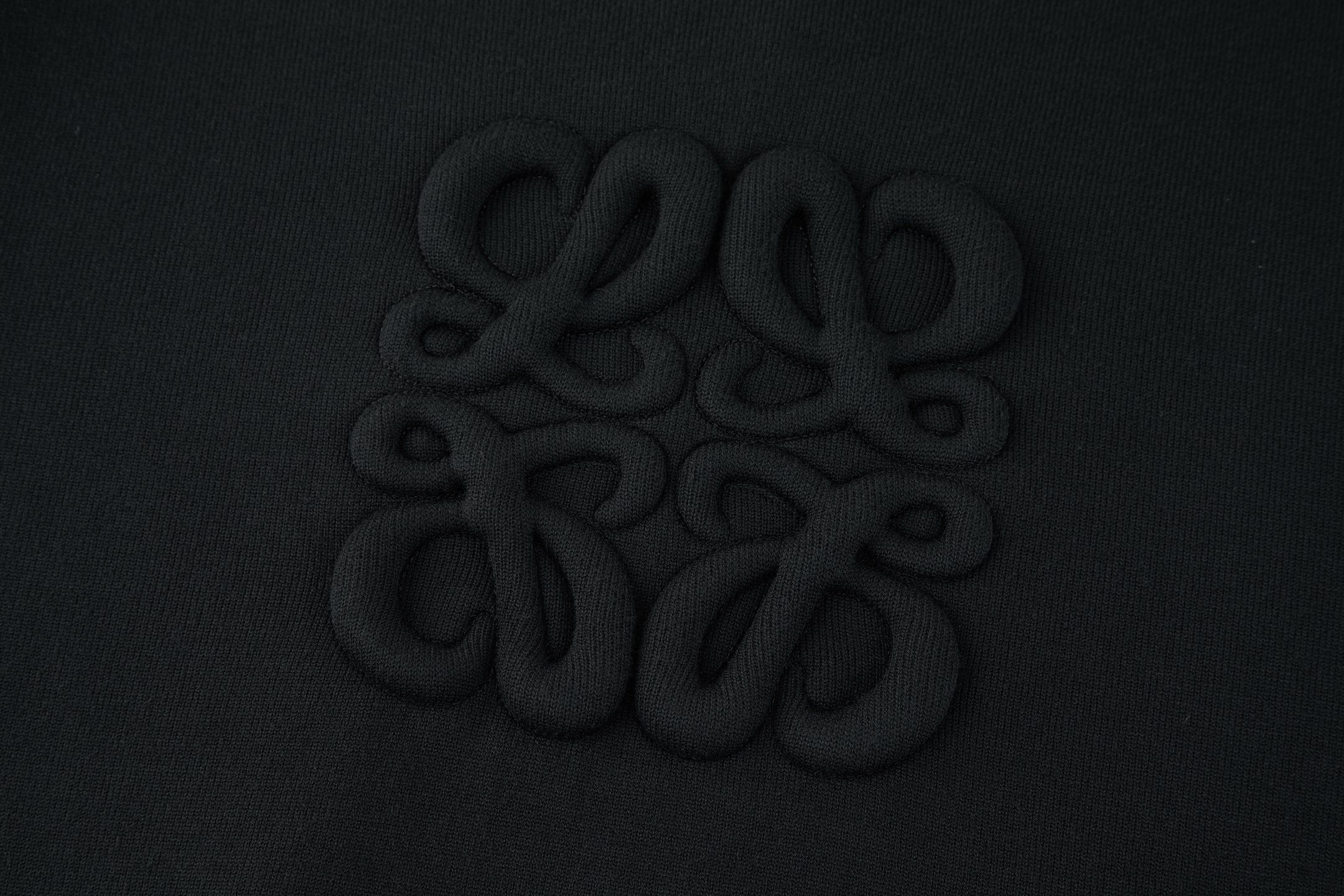 Loewe Embroidered Logo Knit Zipper Jacket